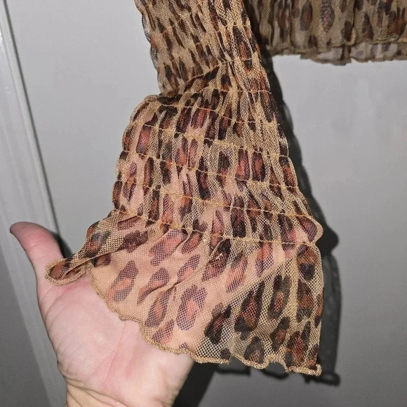 FREE PEOPLE Hello There Top / Leopard Combo NWT Size XS - Picture 5 of 12